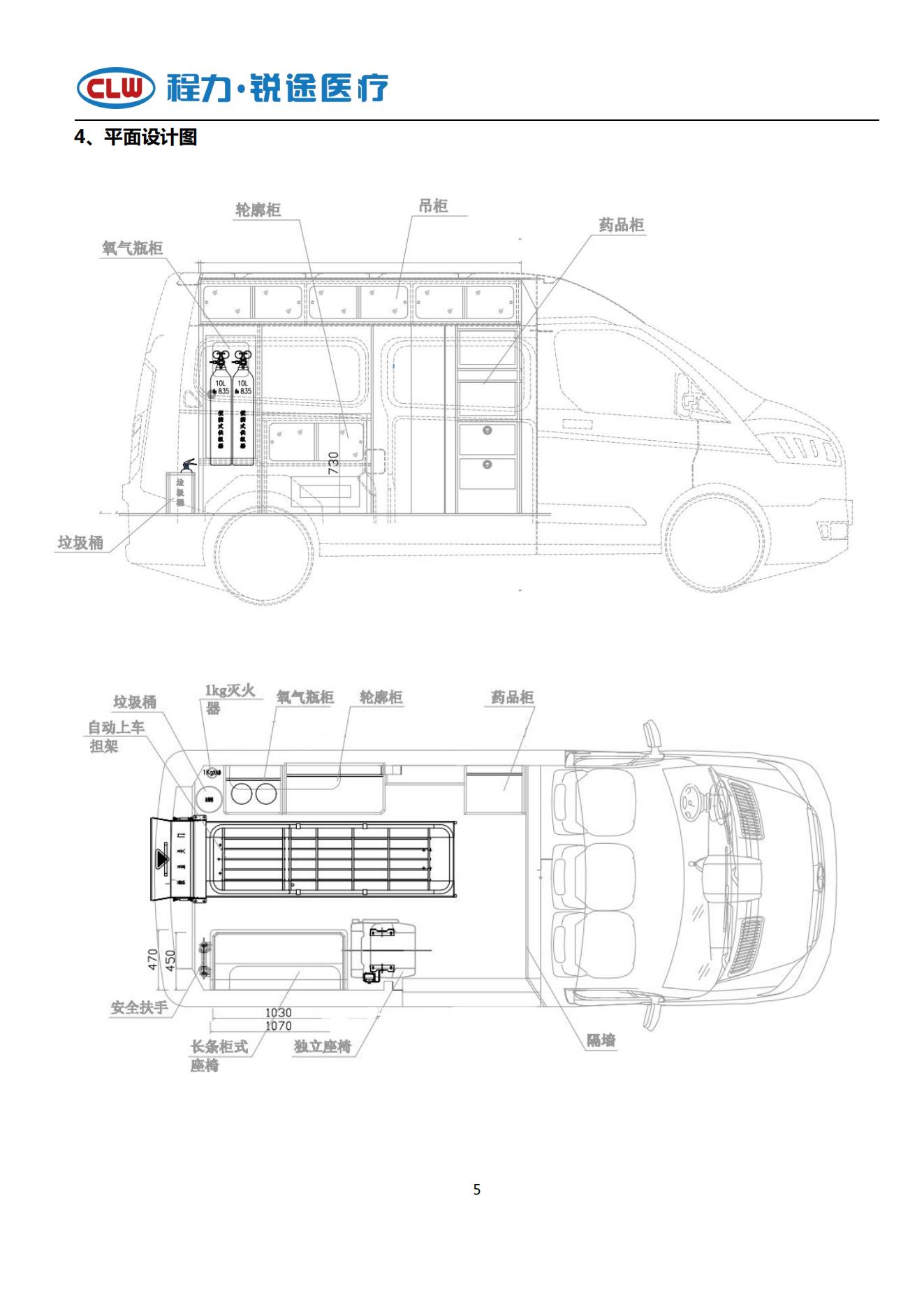 福特V362 救護(hù)車 國(guó)六A(圖5)