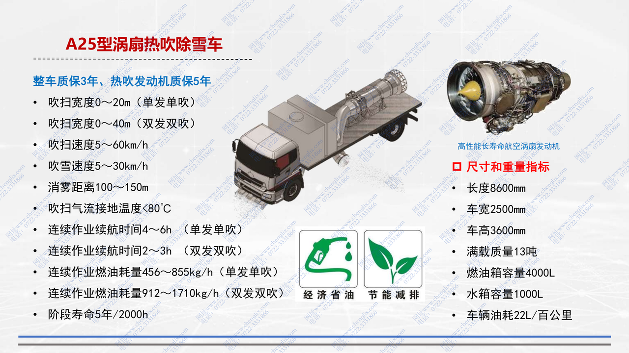 軍用航空渦噴發(fā)動機(jī) 加熱 吹雪 融雪車(圖20)